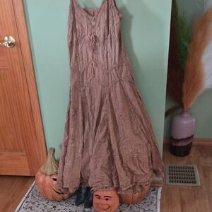 Scully Earthy Tone Cotton Dress